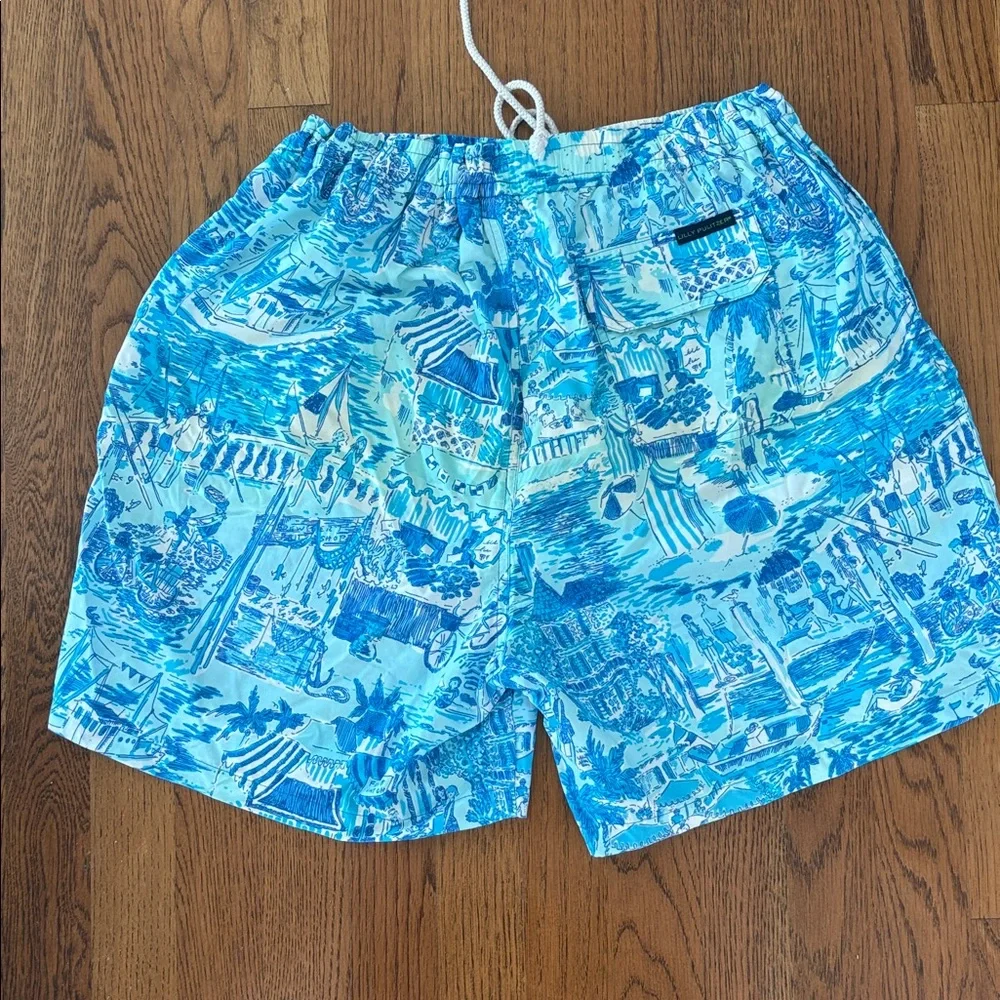 Lilly Pulitzer Men’s Capri Trunk Fresh Catch Toile, size Large. - Picture 4 of 5